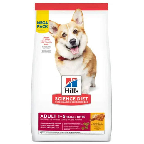 Hill's Science Diet 1-6 Small Bites Adult Dry Dog Food 45lb Poudre Pet & Feed Supply